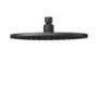 250mm Black Round Rainfall Shower Head with Ceiling Arm