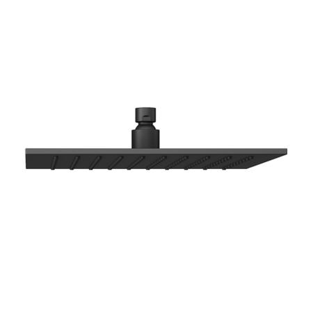 250mm Black Square Ceiling Rain Shower Head