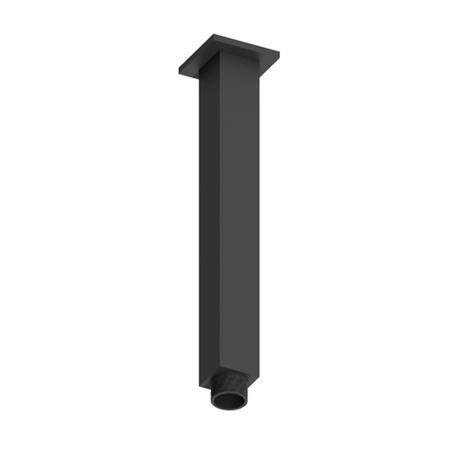 250mm Black Square Ceiling Rain Shower Head