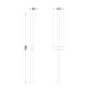 Brushed Bronze Slide Rail Kit - Live Your Colour 