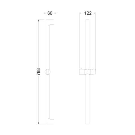 Brushed Nickel Slide Rail Kit - Live Your Colour