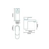 Como Bath and Basin Tap Pack