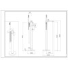Como Freestanding Bath Shower and Basin Tap Pack