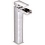 Chrome Tall basin tap and bath filler tap pack - Quadra