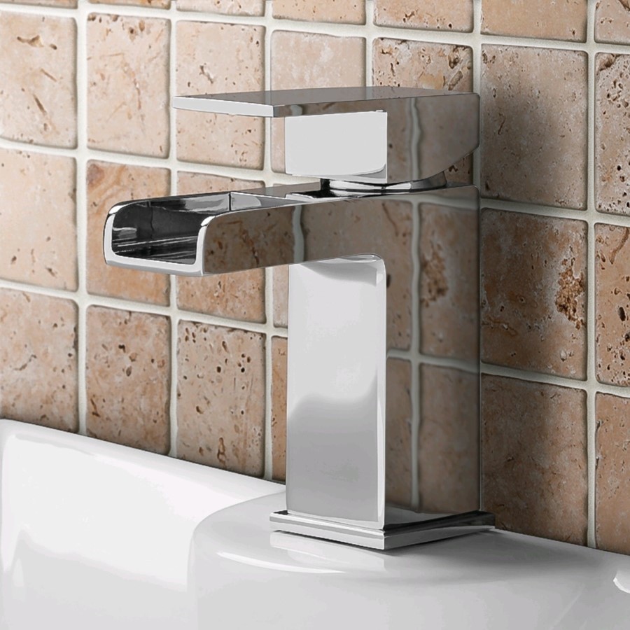 Quadra Waterfall Basin Mixer