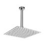 300mm Chrome Ultra Slim Square Rainfall Shower Head with Ceiling Arm