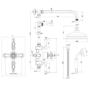 Camden Chrome Bath Shower and Tap Pack