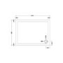 1200 x 900mm Rectangular Sliding Shower Enclosure with Tray - Vega