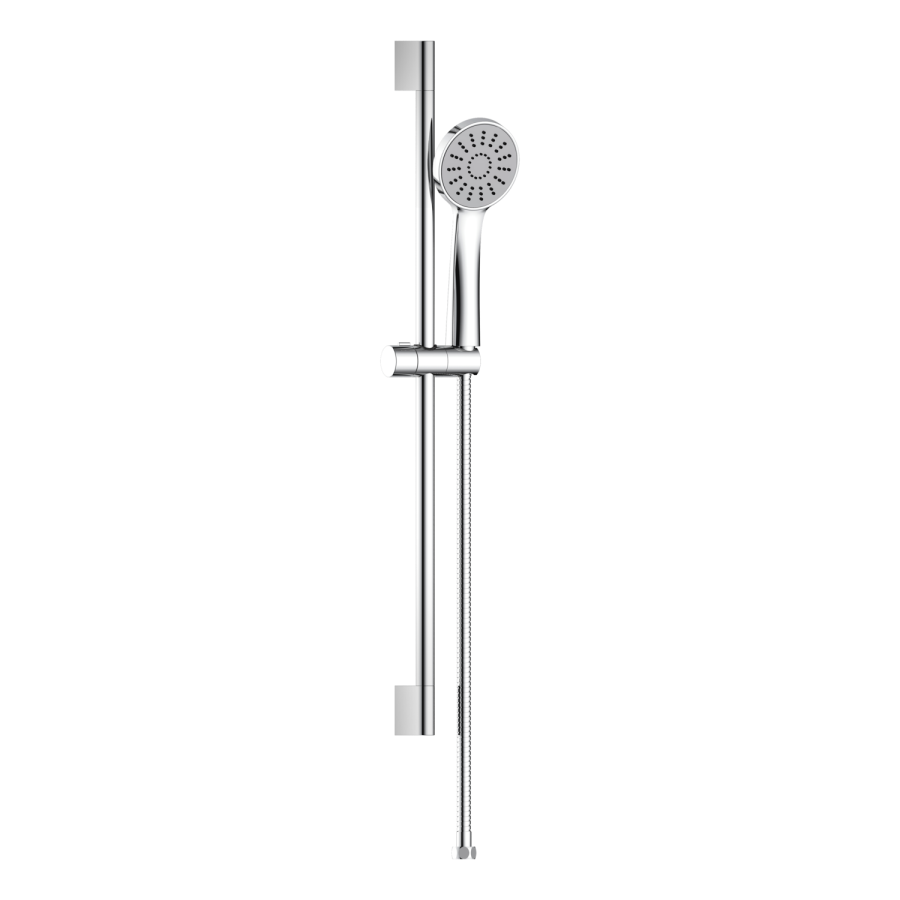 Thermostatic Mixer Bar Shower with Slide Rail Kit & Round Handset - Eco Style