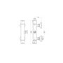 Thermostatic Mixer Bar Mixer Shower with Round Overhead & Handset - Flow