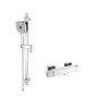 Thermostatic Mixer Bar Shower with Slide Rail & Square Handset - Cube