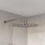 Concealed Thermostatic Mixer Shower with Slim Wall Mounted Shower Head With 200mm Slim Head - Flow