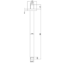 Chrome 1 Outlet Ceiling Mounted Thermostatic Mixer Shower Set - Cambridge