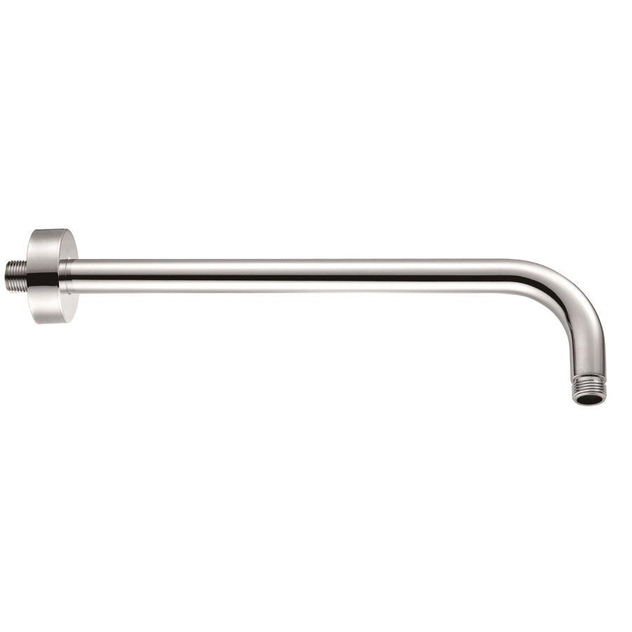 Chrome Dual Outlet Wall Mounted Thermostatic Mixer Shower Set with Hand Shower - Cube