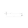 Chrome Dual Outlet Wall Mounted Thermostatic Mixer Shower Set with Hand Shower - Cube