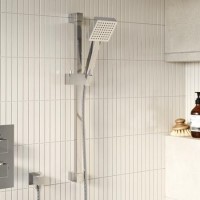 Chrome Shower Slide Rail Kit - Zana Chrome Shower Slide Rail Kit - Zana