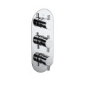 BeBa_26813 Chrome 2 Outlet Concealed Thermostatic Shower Valve with Triple Control - Flow