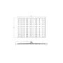 300mm Chrome Ultra Slim Square Rainfall Shower Head with Ceiling Arm