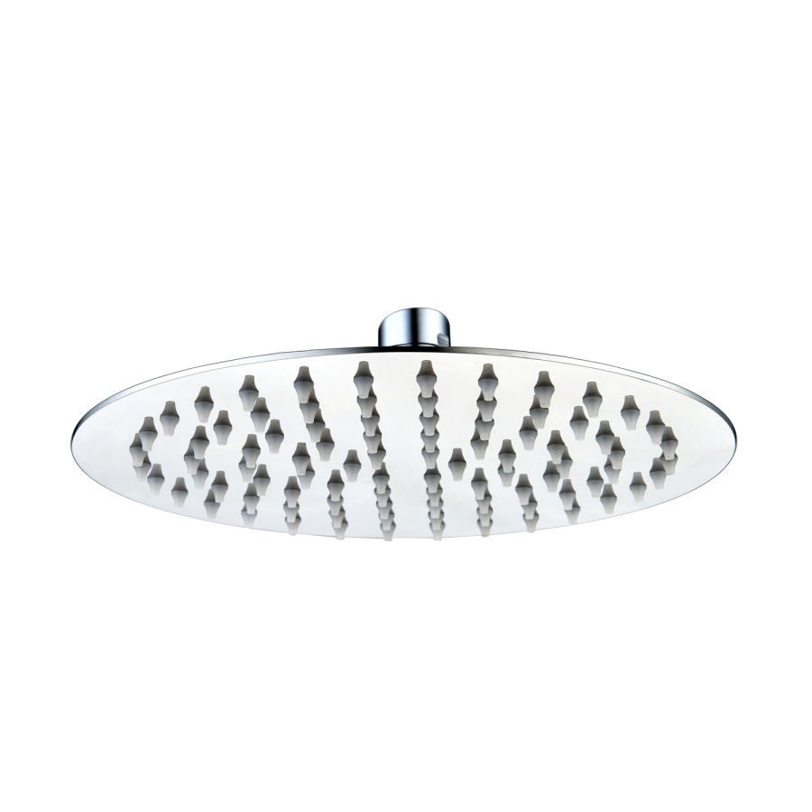 Chrome Concealed Shower Mixer with Triple Control & Square Wall Mounted Head, Handset and Body Jets - Flow