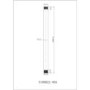 Chrome Single Outlet Thermostatic Mixer Shower with Round Ceiling Mounted Shower Head - Volta