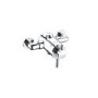 Chrome Thermostatic Exposed  Mixer Shower with Round Wall Mounted Shower Head - Volta