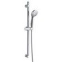 Chrome Thermostatic Exposed Mixer Shower With Round Slide Rail Kit - Volta