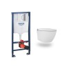 Wall Hung Smart Bidet Toilet Round with Grohe Frame&#160;and Cistern - Purificare