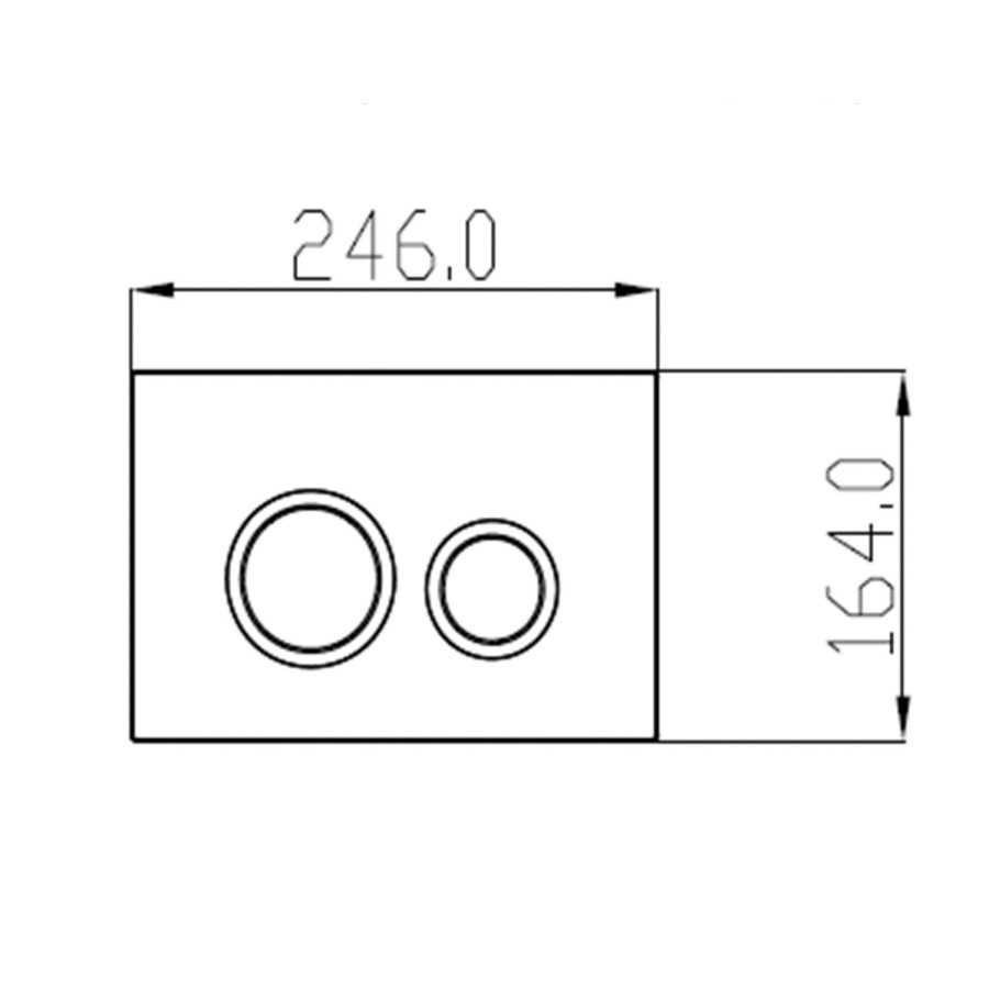 Wall Hung Smart Bidet Toilet Square with Frame Cistern and Chrome Flush Plate - Purificare