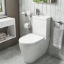 Grade A1 - Close Coupled Toilet with Sink on Top - Legend