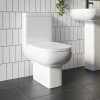 Grade A1 - Close Coupled Toilet with Soft Close Seat - Seren