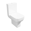 Grade A1 - Close Coupled Toilet with Soft Close Seat - Seren