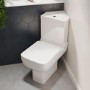 Close Coupled Corner Toilet with Soft Close Seat & Cover - Seren
