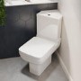Close Coupled Corner Toilet with Soft Close Seat & Cover - Seren 