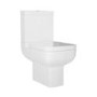 Close Coupled Corner Toilet and Semi Pedestal Basin Bathroom Suite - Seren