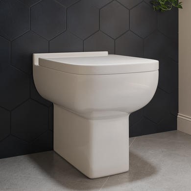 Back to Wall Smart Bidet Round Toilet - Purificare - Better Bathrooms