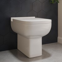 Grade A1 - Back to Wall Toilet with Soft Close Seat - Seren
