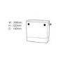 Back to Wall Toilet with Dual Flush Concealed Cistern - Tampa Range