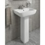 Grade A1 - Modern Pedestal Basin 550mm - Seren