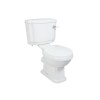 Grade A1 - Traditional Close Coupled Toilet with Soft Close Seat - Park Royal