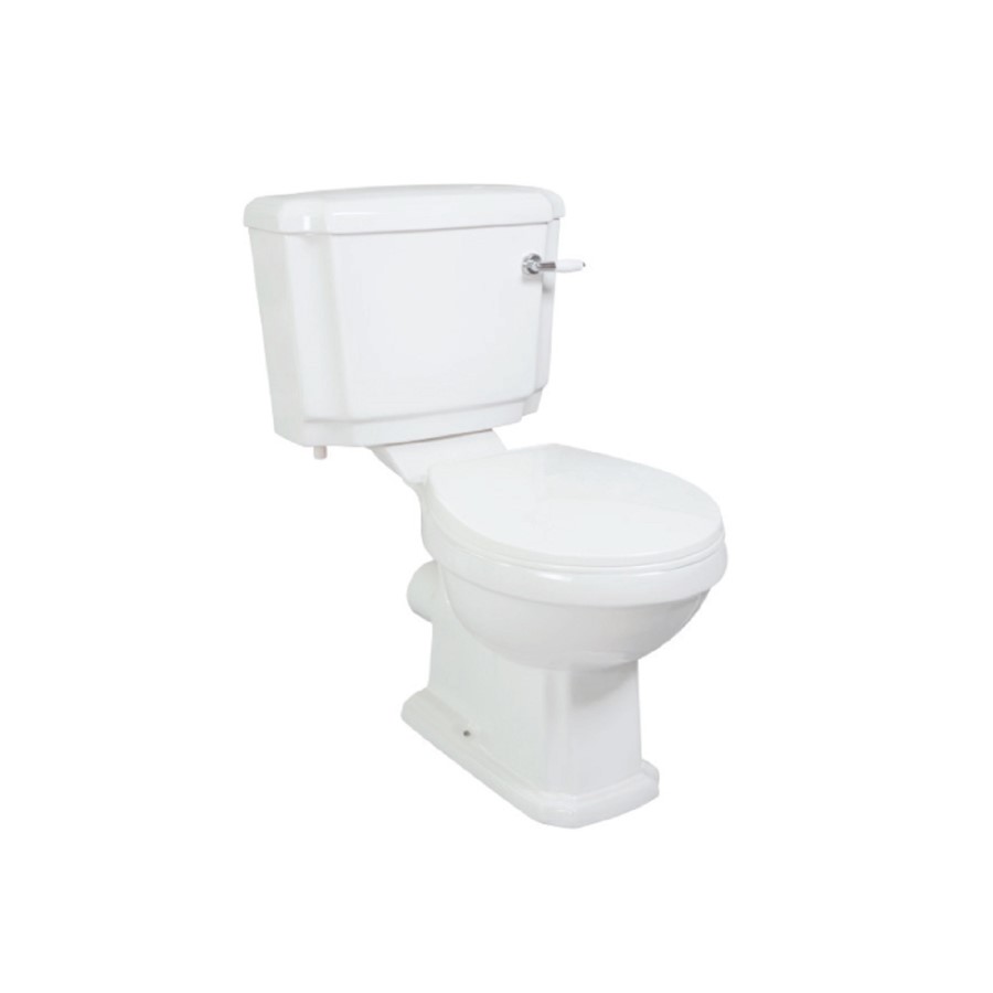 Traditional Close Coupled Toilet with Soft Close Seat - Park Royal