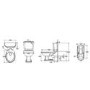 Traditional Close Coupled Toilet with Soft Close Seat - Park Royal