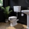 Close Coupled Traditional Low Level Toilet with Wooden Soft Close Seat - Park Royal