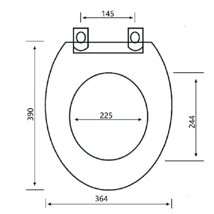 ONLY OPENED - Close Coupled Traditional Low Level Toilet with Wooden Soft Close Seat - Park Royal