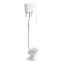 Park Royal Traditional High Level Toilet with Wooden Soft Close Seat 