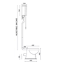 Park Royal Traditional High Level Short Projection Toilet with Wooden Soft Close Seat 
