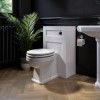 Back to Wall Traditional Toilet with Wooden Soft Close Seat - Park Royal