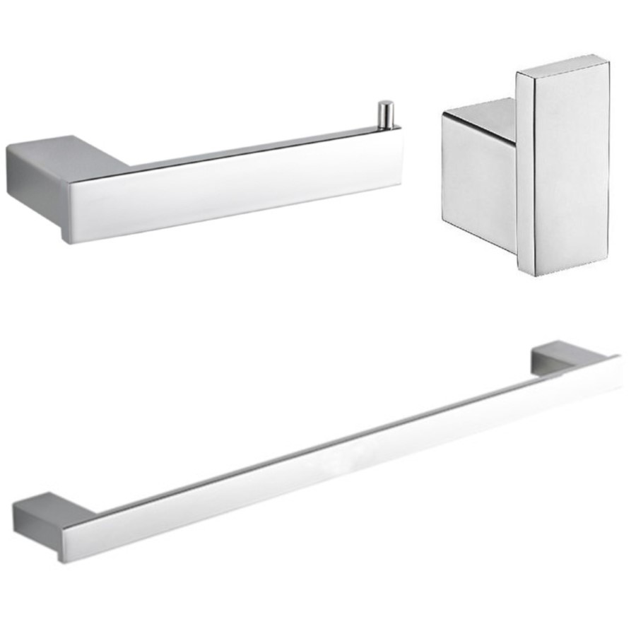 Bexton 3 Piece Bathroom Accessory Set 
