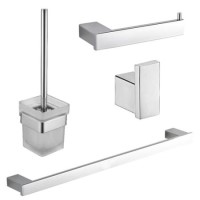 Bexton 4 Piece Bathroom Accessory Set 