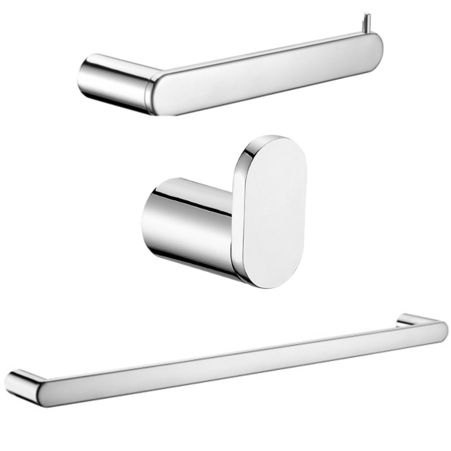Brooke 3 Piece Bathroom Accessory Set 
