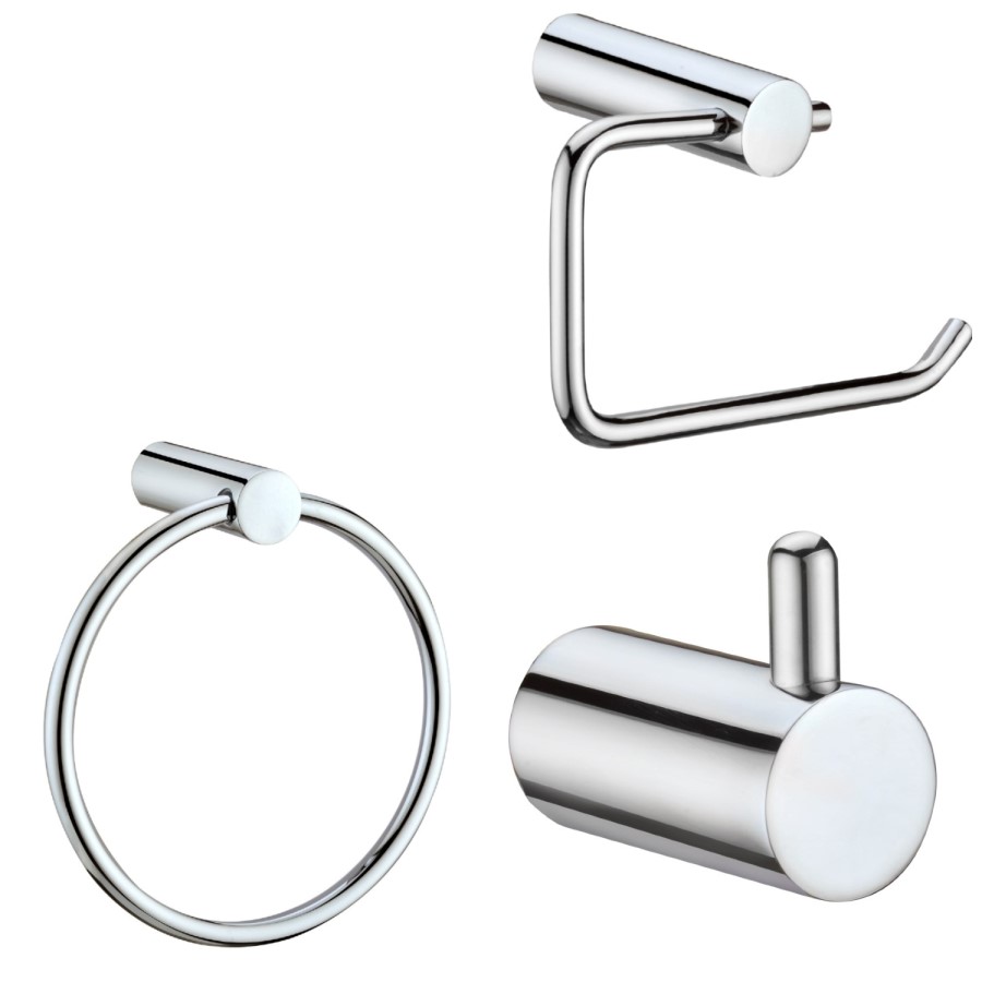 Warren 3 Piece Bathroom Accessory Set 